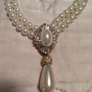 Necklace and earrings,